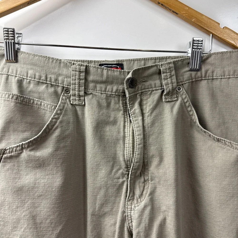 WRANGLER WORKWEAR Men's Jeans 34x29 Tan 100% Cotton Heavy Duty 10WMWTDK